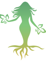 Modern Green Goddess Mascot